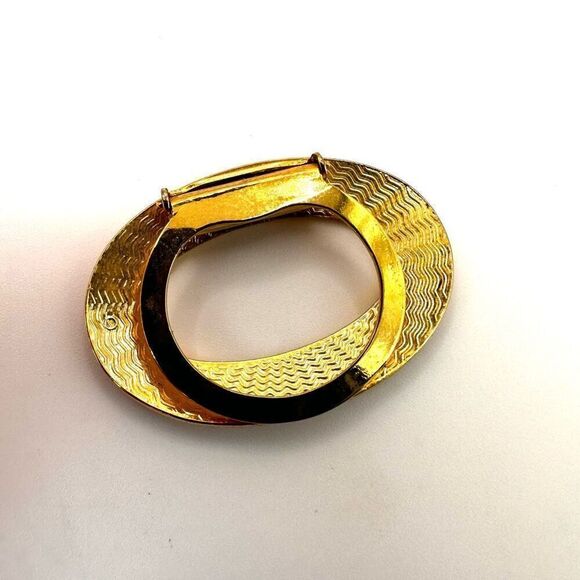 Leiba USA gold tone scarf clip - Picture 3 of 6